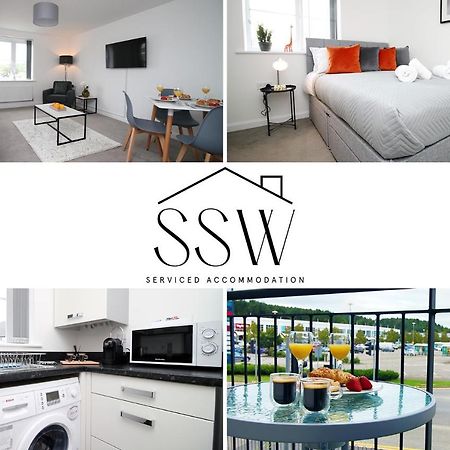 No 43 Stadium Views By Ssw - 2Br, Parking, Sleeps 4, 3Min Walk To Stadium, 10Min Drive To City Centre, Marina And Close To M4 Morriston Ngoại thất bức ảnh